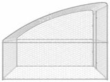 Dog Kennel with Storage Silver 2 x 2 x 2 m Galvanised steel 42008380