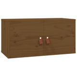 Wall Cabinets 2 pcs Honey Brown 60x30x30 cm Solid Wood Pine 818372
