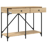 Console Table Sonoma Oak 100x39x78.5 cm Engineered Wood 835485