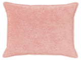 Cushion Cover 6 pcs HOUTEN Pink 65 x 65 cm Faux Rabbit Fur 921218