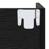 Shoe Cabinet 2 pcs Black Oak 60 x 18 x 90 cm Engineered Wood 875151