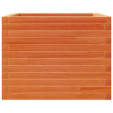 Garden Planter Wax Brown 60x60x45.5 cm Solid Wood Pine 847250