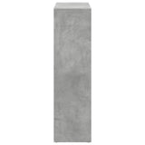 Room Divider Bookcase Concrete Grey 102x29x103.5 cm Engineered Wood 858051