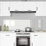 Kitchen Backsplash 2 pcs Transparent 90 x 50 cm Tempered Glass 3415537