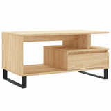 Coffee Table Sonoma Oak 90x49x45 cm Engineered Wood 831031