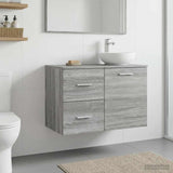 Bathroom Cabinet In-between Grey Sonoma 30 x 41 x 50 cm 890371