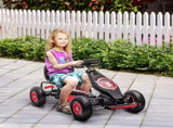 Kids Pedal Go Kart, with Adjustable Seat, Inflatable Tyres - Red T3398P348333