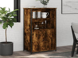 Highboard Smoked Oak 62x36x121,5 cm Engineered Wood 834212