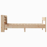 Bed Frame without Mattress 75x190 cm Small Single Solid Wood Pine 3306951