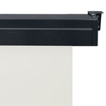 ZNTS Balcony Side Awning 85x250 cm Cream 48407