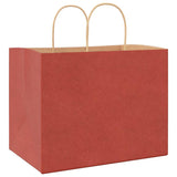 ZNTS Paper Bags 250 pcs with Handles Red 32x22x24 cm 4101763