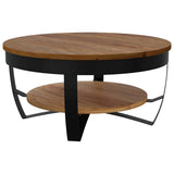 289616 Coffee Table 65x65x32 cm Solid Acacia Wood