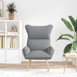 Armchair Light Grey 69 x 74 x 93 cm Fabric 42001865