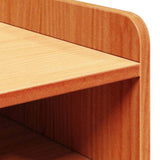 Bedside Table 2 pcs Wax Brown 38 x 36 x 29.5 cm Solid pine wood 873516