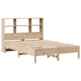 Bookcase Bed without Mattress 150x200 cm King Size Solid Wood Pine 3322867