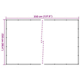 Trailer Net HDPE 2.5x3.5 m Black 144993
