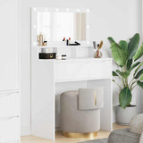 Bedroom Dressing Tables with Drawer White 80 x 39.6 x 135 cm 888967