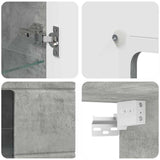 Wooden Cabinet Concrete Grey 50 x 29 x 100 cm Engineered Wood 880224
