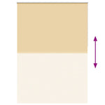 Roller Blind Blackout 160 x 230 cm Beige 240177