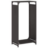 Firewood Rack Black 44x28x90 cm Cold-rolled steel 864207