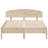 Bed Frame without Mattress 120x200 cm Solid Wood Pine 3207213