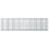 Gabion Raised Bed 2 pcs Silver 330 x 50 x 80 cm 3422232