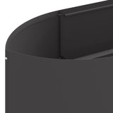 Raised Garden Bed Black 220 x 40x 40 cm Steel 8011719