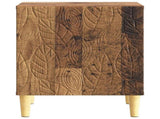 Bedside Table Old Wood 43 x 34.5 x 50 cm Engineered Wood 895041