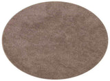 Anti-slip Shaggy Rug Brown 160 x 160 cm PP 4019801
