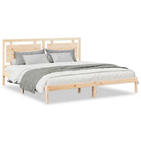 Extra Long Bed Frame without Mattress 200x220 cm Solid Wood 3309207