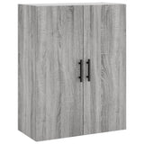 Highboard Grey Sonoma 69.5x34x180 cm Engineered Wood 3195817