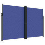 Retractable Side Awning Blue 220x1200 cm 4004866