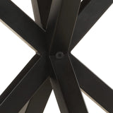 ZNTS Side Table 68x68x56 cm Solid Mango Wood 320659