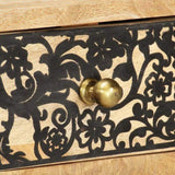 TV Cabinet 100x30x45 cm Solid Mango Wood 247999