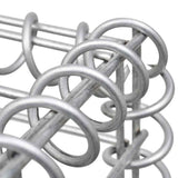 Gabion Raised Bed Silver Galvanised steel 360x50x50 cm 143561
