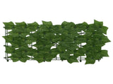 Balcony Screen with Leaves Green 600 x 75 cm 42040656