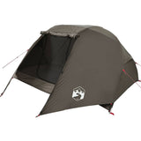 Fishing Tent 5-Person Brown Waterproof 4100659