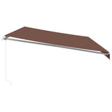 Manual Retractable Awning Brown 600x350 cm 3215399