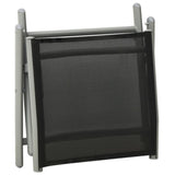 3 Piece Garden Lounge Set Textilene and Aluminium Silver 312199