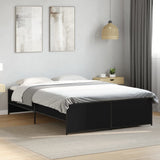 Bed Frame without Mattress Black 120x190 cm Small Double 3279907