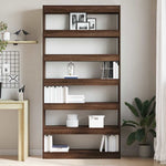 Book Cabinet Brown Engineered Wood 3333929