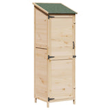 Garden Shed Natural 59.5 x 56 x 176.5 cm Solid Fir Wood 42033444
