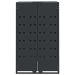 Wheelie Bin Storage for 6 Bins Anthracite 414x79x117 cm Steel 3279986