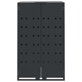 Wheelie Bin Storage for 6 Bins Anthracite 414x79x117 cm Steel 3279986