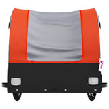Bike Trailer Black and Orange 45 kg Iron 94131
