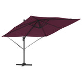 Roma Parasol Red 286 x 284 x 265 cm Aluminium and Polyester 42003341