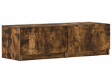 5 Piece LED TV Cabinet Smoked Oak Engineered Wood 3417008