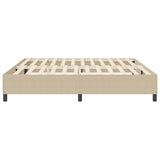 Platform Bed Frame Grey Green 200 x 200 cm Fabric 3337431