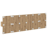 Headboard with Cabinet 3 pcs Artisan Oak Engineered Wood 3415969
