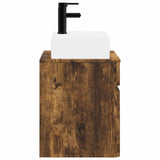 Wall-mounted Sink Vanity Smoked Oak 39 x 41 x 62.5 cm 890577